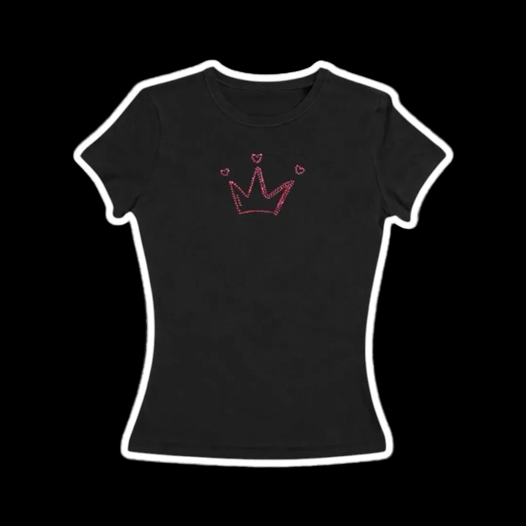 Natural Born Hustler Rhinestone Tee